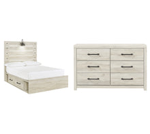 Load image into Gallery viewer, Cambeck  Panel Bed With 2 Storage Drawers With Dresser
