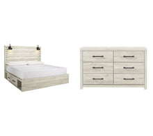 Load image into Gallery viewer, Cambeck  Panel Bed With 2 Storage Drawers With Dresser
