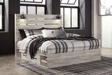 Load image into Gallery viewer, Cambeck King Panel Bed with 4 Storage Drawers with Dresser
