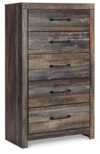 Load image into Gallery viewer, Drystan Full Panel Headboard with Mirrored Dresser, Chest and 2 Nightstands
