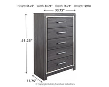 Load image into Gallery viewer, Lodanna King Panel Bed with 2 Storage Drawers with Mirrored Dresser and 2 Nightstands
