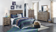 Load image into Gallery viewer, Zelen / Panel Headboard With Mirrored Dresser, Chest And Nightstand
