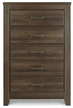 Load image into Gallery viewer, Juararo California King Panel Bed with Mirrored Dresser, Chest and 2 Nightstands
