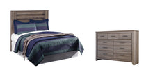 Load image into Gallery viewer, Zelen Full Panel Headboard with Dresser
