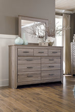 Load image into Gallery viewer, Zelen Full Panel Bed with Mirrored Dresser and 2 Nightstands
