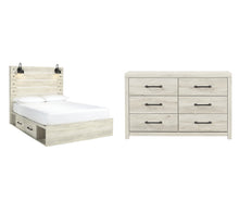 Load image into Gallery viewer, Cambeck  Panel Bed With 2 Storage Drawers With Dresser
