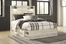 Load image into Gallery viewer, Cambeck  Panel Bed With 2 Storage Drawers With Dresser
