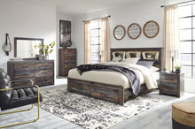 Load image into Gallery viewer, Drystan  Bookcase Bed With 2 Storage Drawers With Mirrored Dresser, Chest And Nightstand
