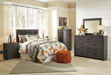 Load image into Gallery viewer, Brinxton Queen/Full Panel Headboard with Mirrored Dresser, Chest and Nightstand
