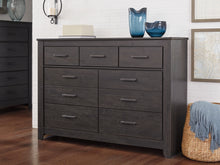 Load image into Gallery viewer, Brinxton Queen/Full Panel Headboard with Mirrored Dresser, Chest and Nightstand
