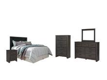 Load image into Gallery viewer, Brinxton Queen/Full Panel Headboard with Mirrored Dresser, Chest and Nightstand
