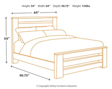 Load image into Gallery viewer, Zelen Queen Panel Bed with Mirrored Dresser
