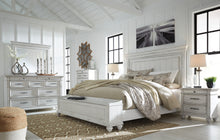 Load image into Gallery viewer, Kanwyn King Panel Bed with Storage with Mirrored Dresser, Chest and Nightstand
