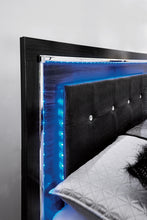 Load image into Gallery viewer, Kaydell King Panel Bed with Storage with Mirrored Dresser
