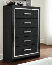 Load image into Gallery viewer, Kaydell Queen Panel Bed with Storage with Mirrored Dresser and Chest
