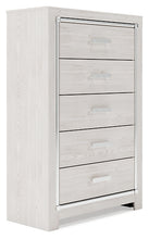 Load image into Gallery viewer, Altyra Full Panel Bed with Mirrored Dresser and Chest
