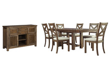 Load image into Gallery viewer, Moriville Dining Table and 6 Chairs with Storage
