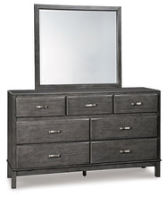 Load image into Gallery viewer, Caitbrook  Storage Bed With 8 Storage Drawers With Mirrored Dresser, Chest And 2 Nightstands
