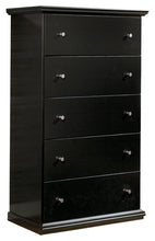 Load image into Gallery viewer, Maribel Queen/Full Panel Headboard with Mirrored Dresser and Chest
