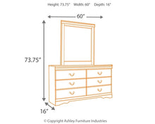 Load image into Gallery viewer, Huey Vineyard Full Sleigh Headboard with Mirrored Dresser, Chest and 2 Nightstands
