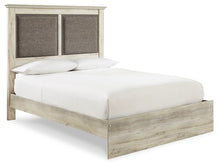 Load image into Gallery viewer, Cambeck King Upholstered Panel Bed with Mirrored Dresser, Chest and 2 Nightstands
