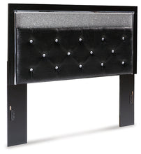 Load image into Gallery viewer, Kaydell Queen Upholstered Panel Headboard with Mirrored Dresser and Chest
