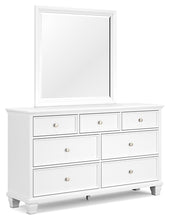 Load image into Gallery viewer, Fortman Queen Panel Bed with Mirrored Dresser
