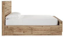 Load image into Gallery viewer, Hyanna Full Panel Bed with Storage with Mirrored Dresser
