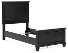 Load image into Gallery viewer, Lanolee Twin Panel Bed with Mirrored Dresser, Chest and 2 Nightstands
