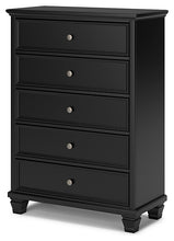 Load image into Gallery viewer, Lanolee Twin Panel Bed with Mirrored Dresser, Chest and 2 Nightstands
