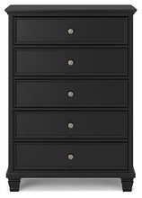 Load image into Gallery viewer, Lanolee Twin Panel Bed with Mirrored Dresser, Chest and 2 Nightstands
