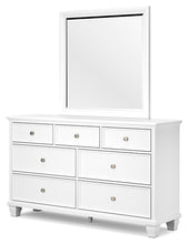 Load image into Gallery viewer, Fortman Full Panel Bed with Mirrored Dresser, Chest and 2 Nightstands
