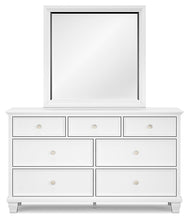 Load image into Gallery viewer, Fortman Twin Panel Bed with Mirrored Dresser
