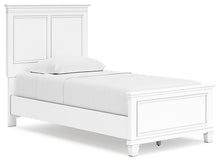 Load image into Gallery viewer, Fortman Twin Panel Bed with Mirrored Dresser
