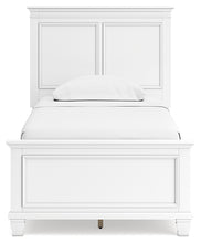 Load image into Gallery viewer, Fortman Twin Panel Bed with Mirrored Dresser
