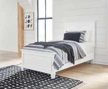 Load image into Gallery viewer, Fortman Twin Panel Bed with Mirrored Dresser
