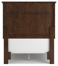 Load image into Gallery viewer, Danabrin Twin Panel Bed with Mirrored Dresser
