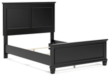 Load image into Gallery viewer, Lanolee Full Panel Bed with Mirrored Dresser, Chest and Nightstand
