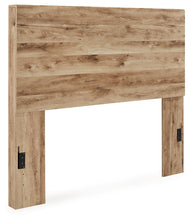 Load image into Gallery viewer, Hyanna Full Panel Headboard with Mirrored Dresser and 2 Nightstands
