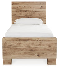 Load image into Gallery viewer, Hyanna Twin Panel Bed with Storage with Mirrored Dresser, Chest and 2 Nightstands
