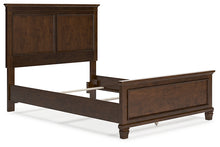 Load image into Gallery viewer, Danabrin Full Panel Bed with Mirrored Dresser and 2 Nightstands
