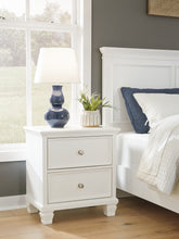 Load image into Gallery viewer, Fortman Full Panel Bed with Mirrored Dresser and Nightstand
