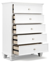 Load image into Gallery viewer, Fortman Twin Panel Bed with Mirrored Dresser, Chest and Nightstand
